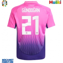 Njemačka Ilkay Gundogan #21 Gostujuci Dres EP 2024 Kratak Rukav